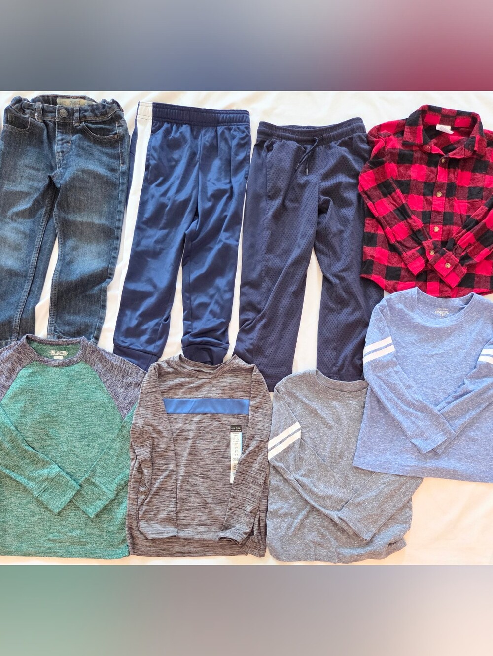 Boys Clothes Size 5/6 Pants Bottoms Longsleeve Tees Flannel Shirt Lot